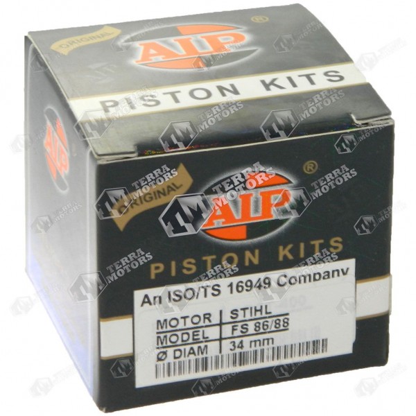Kit piston Aip motocoasa Stihl FS 81, FS 86, FS 88/ diametru 34mm